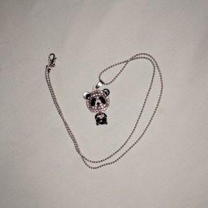 Panda pendant necklace